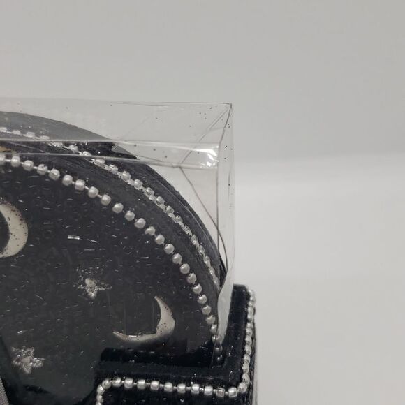 Moon and stars beaded coaster set with holder - Picture 8 of 9